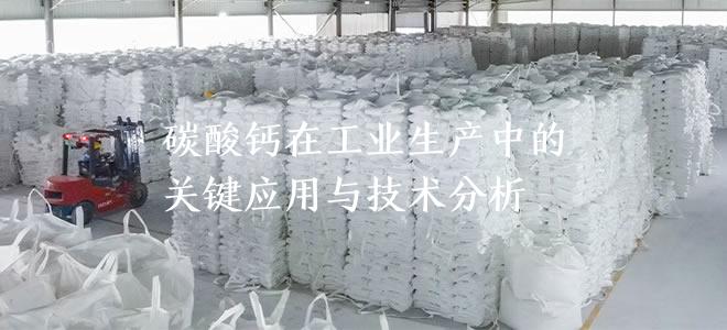 碳酸钙在工业生产中的关键应用与技术分析
